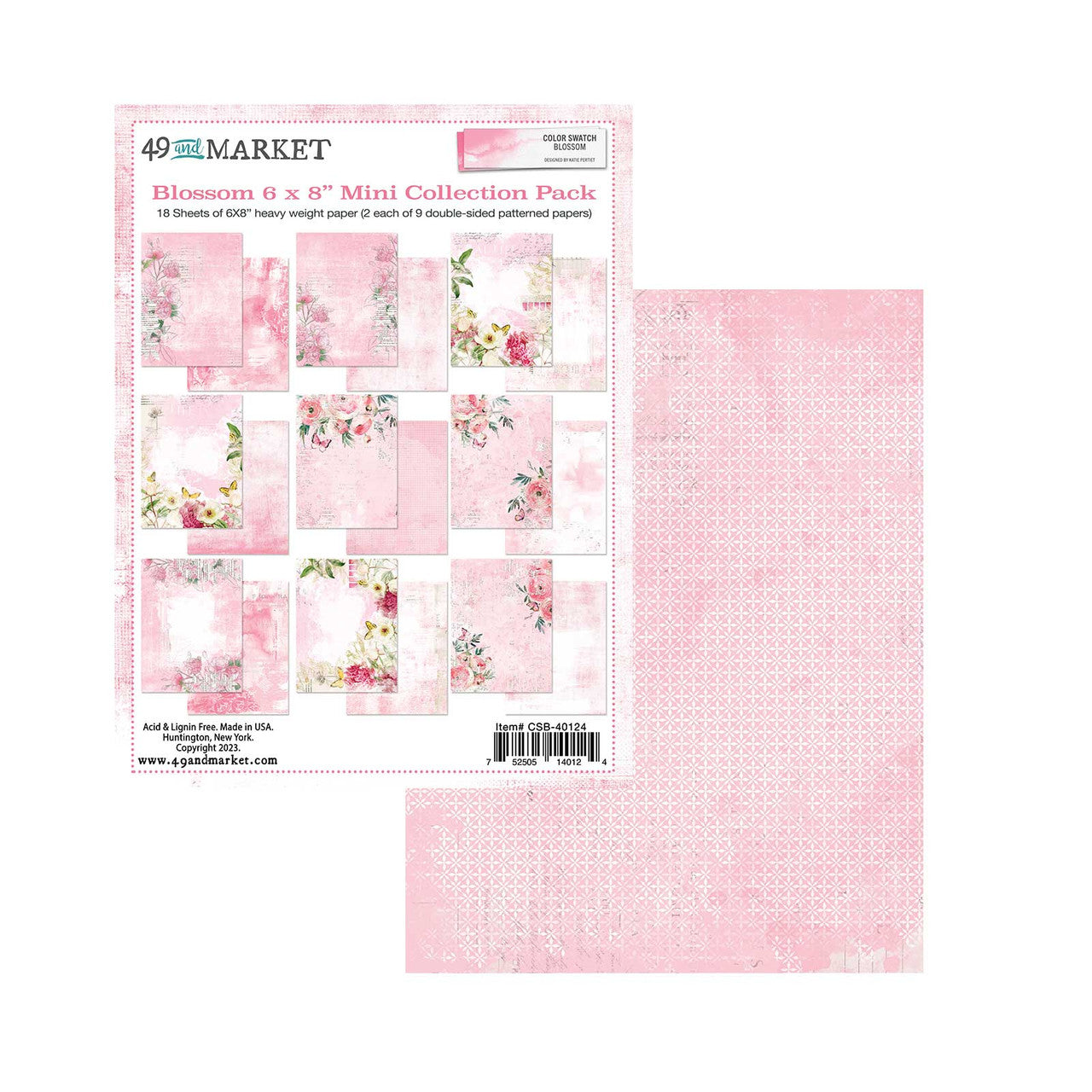 49 and Market Color Swatch Blossom 6 x 8 Collection Pack